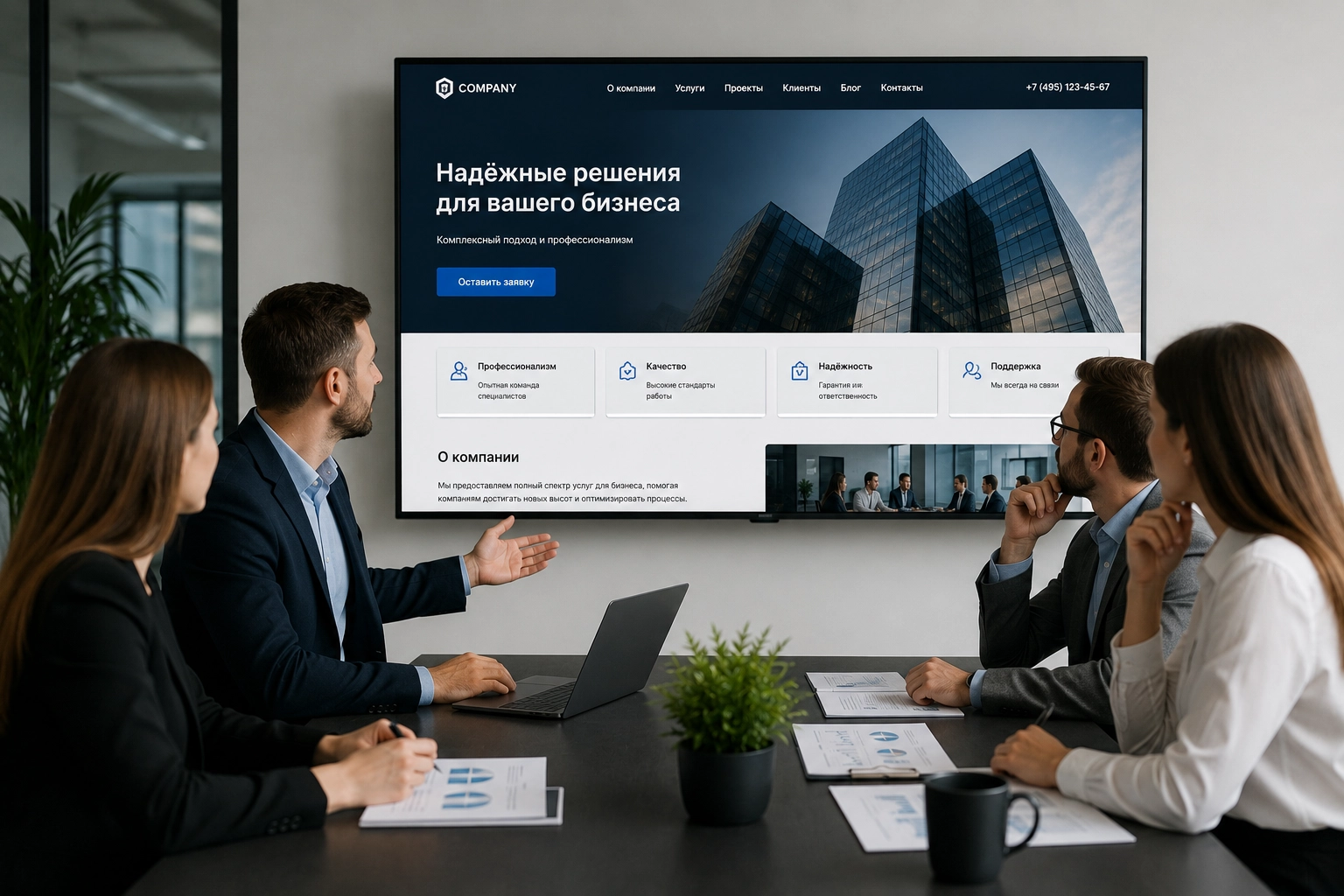 Корпоративный сайт для компании: задачи, структура и преимущества